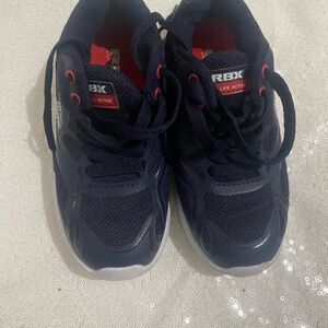 RBX Kids Dark Blue and Crimson Sneakers